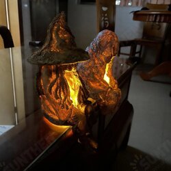 DIY Color Witch Solar Energy Lamp The Ghost Looking for Light Witch Solar LED Light Resin Lantern Halloween Ornament Decor Party Atmosphere Decorative DIY Color Witch Solar Energy Lamp The Ghost Looking for Light Witch Solar LED Light Resin Lantern Halloween Ornament Decor Party Atmosphere Decorative