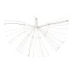 Dual Powered USB Battery 150 LED Starburst String Fairy Light Sliver Wire Wedding Party Home Decor