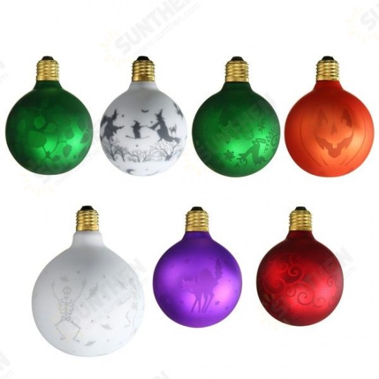 E27 G95 Halloween Christmas Decorative Light Bulb 85-265V