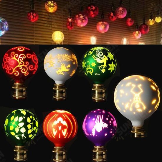 E27 G95 Halloween Christmas Decorative Light Bulb 85-265V