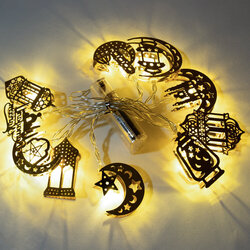 EID MUBARAK LED Star Moon Castle Decorative String Lights Ramadan Decorations for Home Islamic Festival Party Decor Ramadan Kareem Gifts Eid Al Adha EID MUBARAK LED Star Moon Castle Decorative String Lights Ramadan Decorations for Home Islamic Festival Party Decor Ramadan Kareem Gifts Eid Al Adha