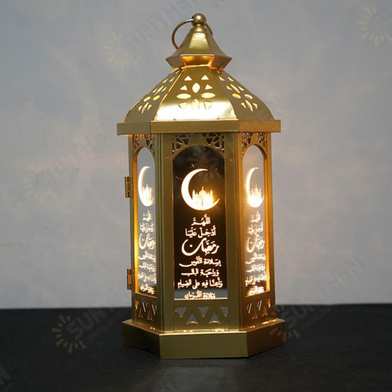 Eid Mubarak Ramadan LED Night Light Lantern Lamp Islam Hanging Decoration Eid Mubarak Ramadan LED Night Light Lantern Lamp Islam Hanging Decoration