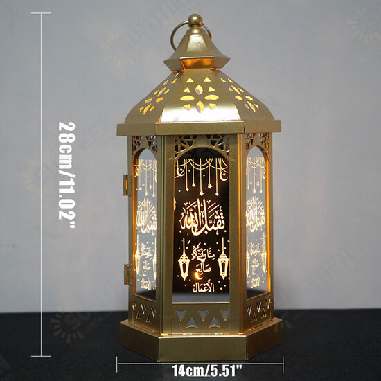 Eid Mubarak Ramadan LED Night Light Lantern Lamp Islam Hanging Decoration Eid Mubarak Ramadan LED Night Light Lantern Lamp Islam Hanging Decoration
