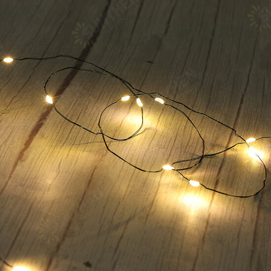 16m USB Copper Wire String Lights Timing 8 Patterns 3000K Warm Light for Party Christmas Wedding Decorations