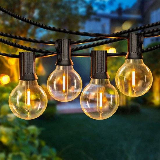 G40 LED Retro Light String 110V/220V Outdoor Party Garden Yard Home Decoration Fairy Lamp Bulb Waterproof IP54