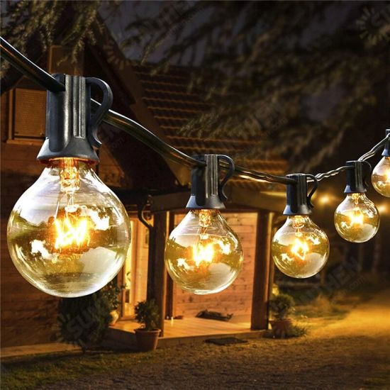 G40 String Lights 220V/110V Outdoor Indoor Party Garden Christmas Home Decoration Fairy Lamp Waterproof IP54