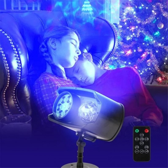 Halloween Christmas LED Projector Light Wireless Remote Indoor Outdoor Wonderland Projector