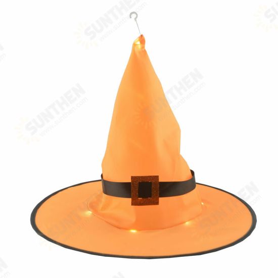 Halloween Hanging LED Witch Hat Party Prop Decor Costume Cosplay Accessory Supply Halloween Hanging LED Witch Hat Party Prop Decor Costume Cosplay Accessory Supply