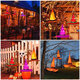 Halloween Hanging LED Witch Hat Party Prop Decor Costume Cosplay Accessory Supply Halloween Hanging LED Witch Hat Party Prop Decor Costume Cosplay Accessory Supply