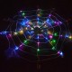 Halloween LED Spider Web String Light Outdoor Horror Party Props Lamp Cobweb Spooky Decor Halloween LED Spider Web String Light Outdoor Horror Party Props Lamp Cobweb Spooky Decor