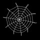 Halloween LED Spider Web String Light Outdoor Horror Party Props Lamp Cobweb Spooky Decor