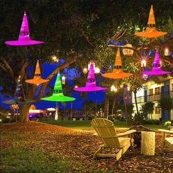 Halloween LED Witch Hat Party Prop Decor Costume Cosplay Accessory Supply Halloween LED Witch Hat Party Prop Decor Costume Cosplay Accessory Supply