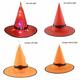 Halloween LED Witch Hat Party Prop Decor Costume Cosplay Accessory Supply