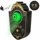 Halloween One Eyed Doorbell Decoration Horror Props Glowing Hanging Piece Whole Door Hanging Plastic Doorbell Eye Bell Decor