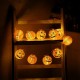 Halloween Pumpkin LED String Light 1.5M 4M Battery Operated Lantern House Party Vintage Lamp