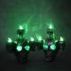 Halloween Smoke Horror Skull Head Lamp LED Electronic Candle Lights Haunted House Decoration Props