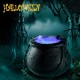 Halloween Smoke Machine Fog Mist Maker Color Changing Witch Cauldron Shape Smoke Machine EU/US/UK Fogger Holiday Party Decoration Prop