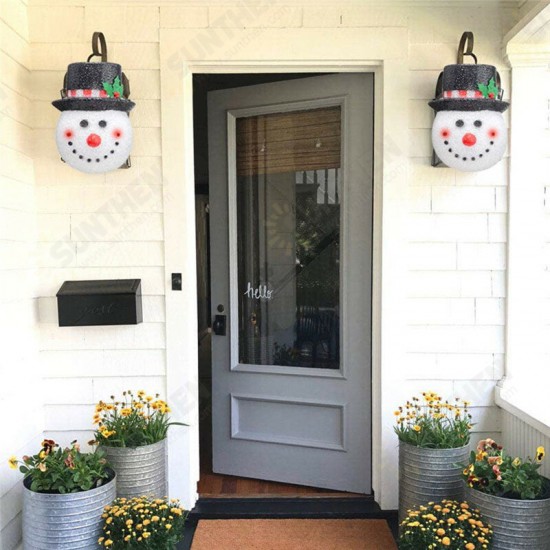 LED Christmas Snowman Porch Light Cover Wall Lamp Lampshade for Standard Outdoor Porch Lamp Decoration LED Christmas Snowman Porch Light Cover Wall Lamp Lampshade for Standard Outdoor Porch Lamp Decoration