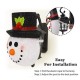LED Christmas Snowman Porch Light Cover Wall Lamp Lampshade for Standard Outdoor Porch Lamp Decoration LED Christmas Snowman Porch Light Cover Wall Lamp Lampshade for Standard Outdoor Porch Lamp Decoration