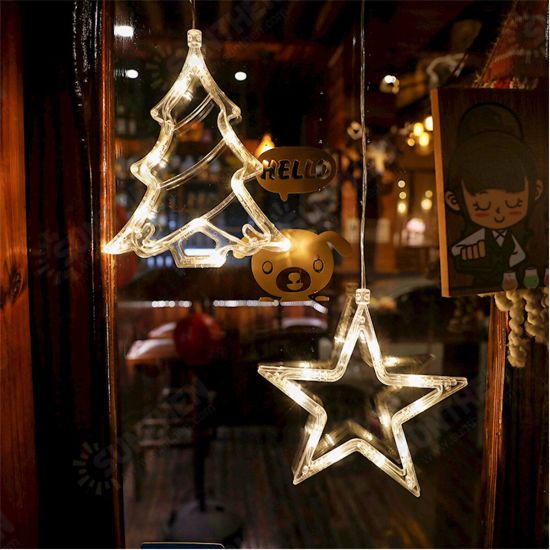 LED Christmas Suction Cup Night Light Ornament Wall Window Hanging Lamp Home Decor LED Christmas Suction Cup Night Light Ornament Wall Window Hanging Lamp Home Decor