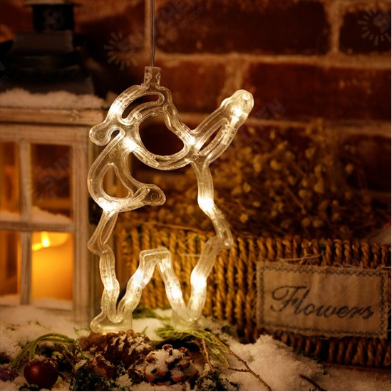 LED Christmas Suction Cup Night Light Ornament Wall Window Hanging Lamp Home Decor LED Christmas Suction Cup Night Light Ornament Wall Window Hanging Lamp Home Decor