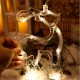 LED Christmas Suction Cup Night Light Ornament Wall Window Hanging Lamp Home Decor