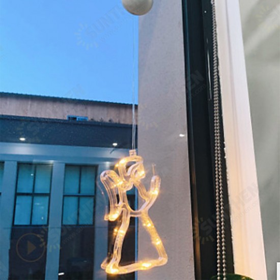 LED Christmas Suction Cup Night Light Ornament Wall Window Hanging Lamp Home Decor LED Christmas Suction Cup Night Light Ornament Wall Window Hanging Lamp Home Decor