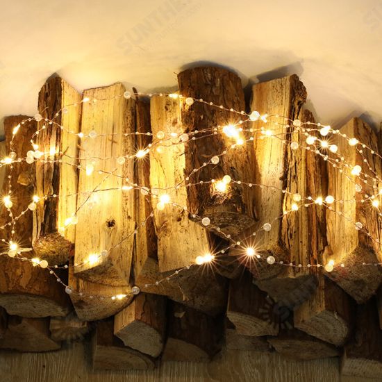 LED Copper Wire Pearls Night Light Home Decor Sweet Romantic String Light For Wedding Bedroom Party LED Copper Wire Pearls Night Light Home Decor Sweet Romantic String Light For Wedding Bedroom Party