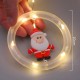 LED Curtain String Lights Garden Street Outdoor Christmas Holiday Light for Christmas Tree Decoration USB Rechargeable
