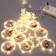 LED Curtain String Lights Garden Street Outdoor Christmas Holiday Light for Christmas Tree Decoration USB Rechargeable