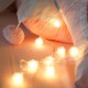 LED Cute Hair Ball Shape String Light Battery Powered Copper Wire Fairy Lights Garden Terrace Party Holiday Decoration Light String LED Cute Hair Ball Shape String Light Battery Powered Copper Wire Fairy Lights Garden Terrace Party Holiday Decoration Light String