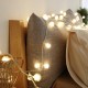 LED Cute Hair Ball Shape String Light Battery Powered Copper Wire Fairy Lights Garden Terrace Party Holiday Decoration Light String