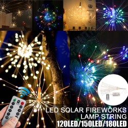 LED Firework Lights Copper Wire Starburst String Lights 8 Modes Battery Power Christmas Decoration Lights LED Firework Lights Copper Wire Starburst String Lights 8 Modes Battery Power Christmas Decoration Lights
