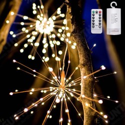 LED Firework Lights Copper Wire Starburst String Lights 8 Modes Battery Power Christmas Decoration Lights LED Firework Lights Copper Wire Starburst String Lights 8 Modes Battery Power Christmas Decoration Lights