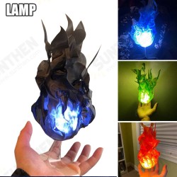 LED Ghost Fire Halloween Anime Dress Up Glowing Palm Flame Horror Atmosphere Ghost Fire Lamp Floating Fireball Props Lamp Decor LED Ghost Fire Halloween Anime Dress Up Glowing Palm Flame Horror Atmosphere Ghost Fire Lamp Floating Fireball Props Lamp Decor
