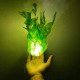 LED Ghost Fire Halloween Anime Dress Up Glowing Palm Flame Horror Atmosphere Ghost Fire Lamp Floating Fireball Props Lamp Decor