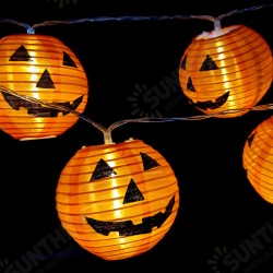LED Halloween Pumpkin String Lights Solar/Battery Power Party Decor Waterproof LED Halloween Pumpkin String Lights Solar/Battery Power Party Decor Waterproof