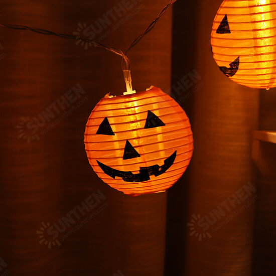 LED Halloween Pumpkin String Lights Solar/Battery Power Party Decor Waterproof LED Halloween Pumpkin String Lights Solar/Battery Power Party Decor Waterproof