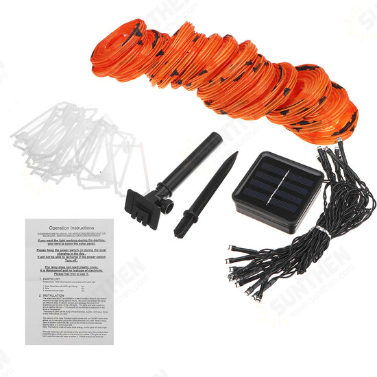 LED Halloween Pumpkin String Lights Solar/Battery Power Party Decor Waterproof LED Halloween Pumpkin String Lights Solar/Battery Power Party Decor Waterproof