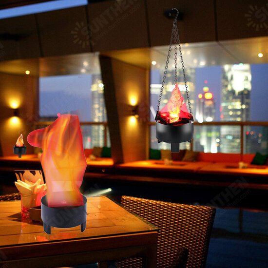 LED Hanging Simulation Flame Lamp Halloween Decoration Brazier Lamp 3D Dynamic Christmas Projector Lights LED Hanging Simulation Flame Lamp Halloween Decoration Brazier Lamp 3D Dynamic Christmas Projector Lights