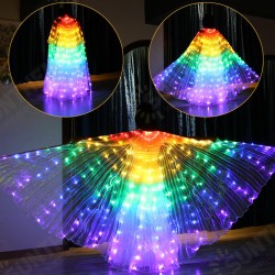 LED Isis Wings Night Light Glow Up Lamp Costume Belly Dance Egyptian Club Show With Stick LED Isis Wings Night Light Glow Up Lamp Costume Belly Dance Egyptian Club Show With Stick