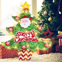 LED Pendant Santa Claus Hanging Ornament with String Light for Holiday Party Home Christmas Tree Decoration LED Pendant Santa Claus Hanging Ornament with String Light for Holiday Party Home Christmas Tree Decoration