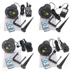 LED R&G Remote Garden Waterproof Snow Projector Landscape Stage Lighting LED R&G Remote Garden Waterproof Snow Projector Landscape Stage Lighting