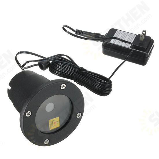 LED R&G Remote Garden Waterproof Snow Projector Landscape Stage Lighting