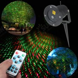 LED R&G Remote Garden Waterproof Snow Projector Landscape Stage Lighting LED R&G Remote Garden Waterproof Snow Projector Landscape Stage Lighting