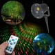 LED R&G Remote Garden Waterproof Snow Projector Landscape Stage Lighting