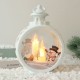 LED Santa Claus Round Light Ornament Christmas Night Light Christmas Party Decoration for Home Decor Kids Gift