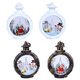 LED Santa Claus Round Light Ornament Christmas Night Light Christmas Party Decoration for Home Decor Kids Gift