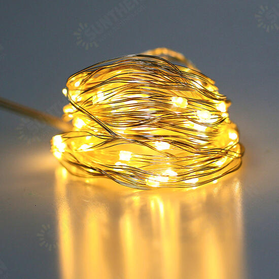 LED String Light Remote Control USB 10M 100LED for Christmas Festival Wedding Party Garland Decor