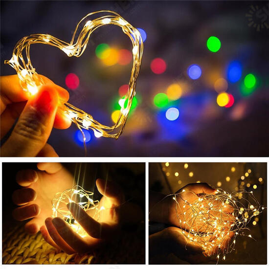 LED String Light Remote Control USB 10M 100LED for Christmas Festival Wedding Party Garland Decor